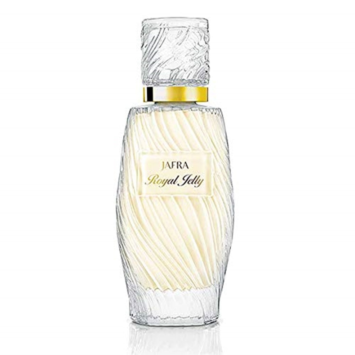 Jafra Royal Jelly perfume bottle on a white background
