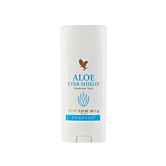 Aloe Ever-Shield deodorant stick on a white background