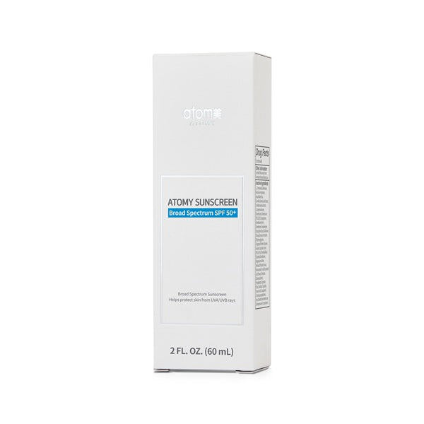 ATOMY Sunscreen packaging on a white background